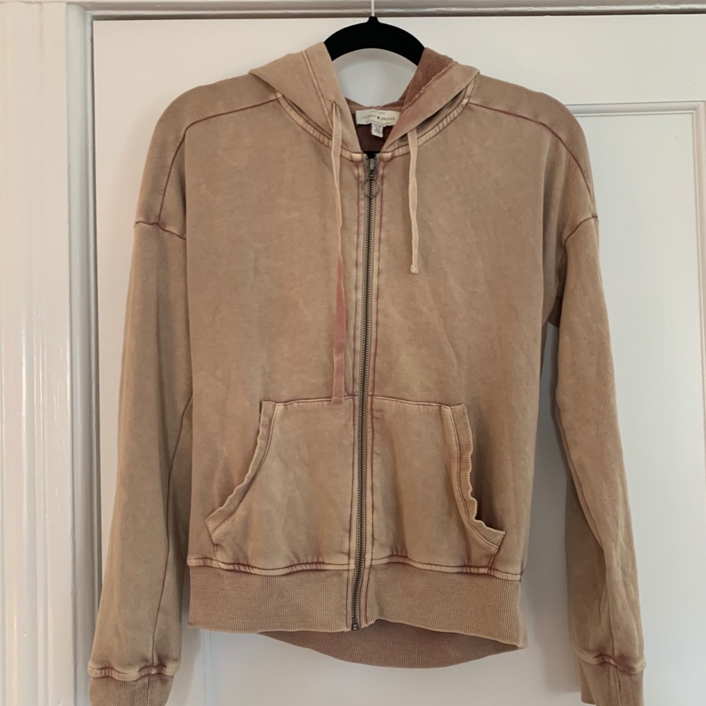 Lucky brand distressed hoodie